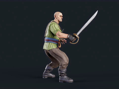 Pirate 4 3D Model