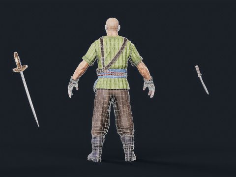 Pirate 4 Model 3D