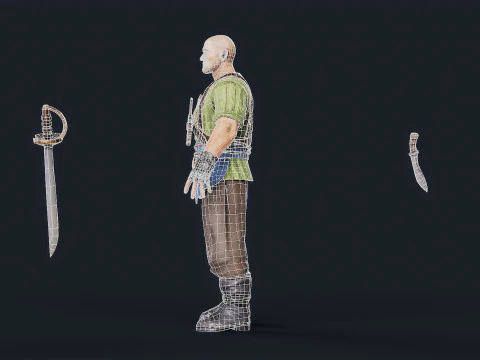 Pirate 4 3D Model