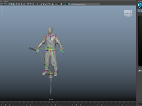 Pirate 4 Model 3D