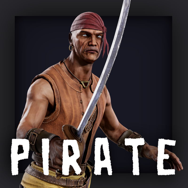 Pirate 5 3Dモデル .c4d .max .obj .3ds .fbx .stl .blend 