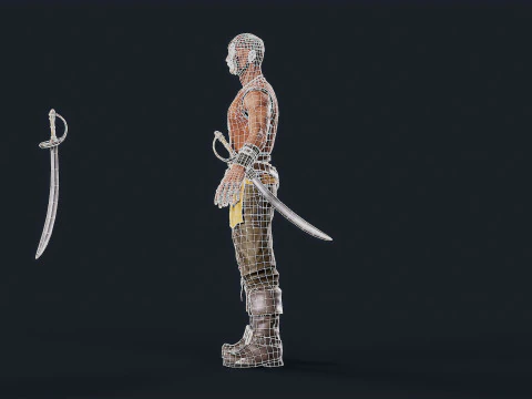 Pirate 5 3D Model
