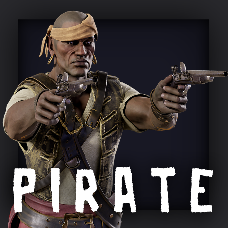 Pirate 6 Modelo 3D .c4d .max .obj .3ds .fbx .stl .blend 