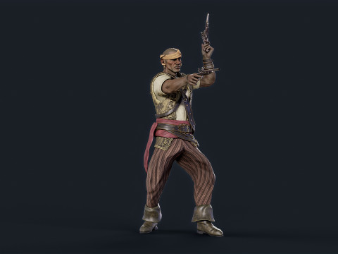 Pirate 6 Modelo 3D