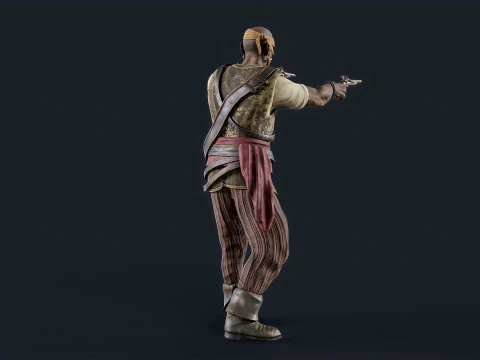 Pirate 6 3D Model