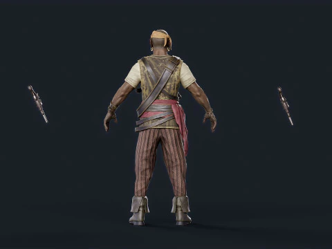 Pirate 6 3D Model