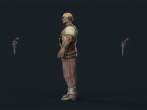 Pirate 6 3D Model