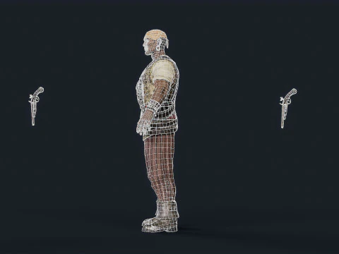 Pirate 6 3D Model