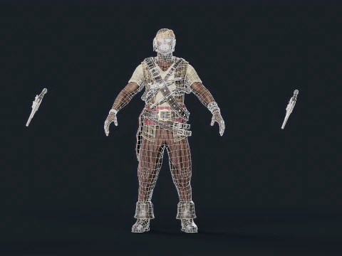 Pirate 6 3D Model