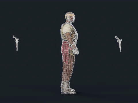 Pirate 6 3D Model
