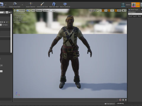 Pirate 6 3D Model