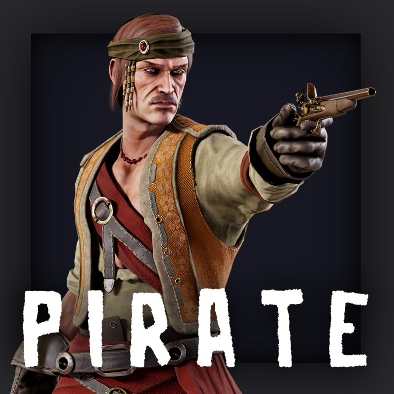 Pirate 7 Modelo 3D .c4d .max .obj .3ds .fbx .stl .blend 