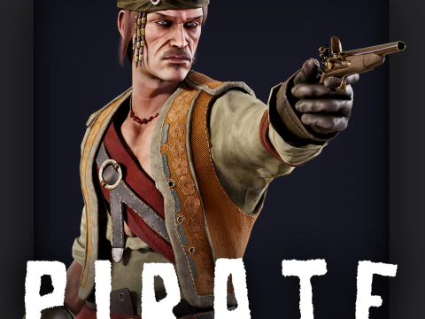 Pirate 7 3D Model