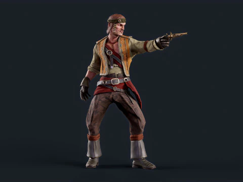 Pirate 7 3D Model