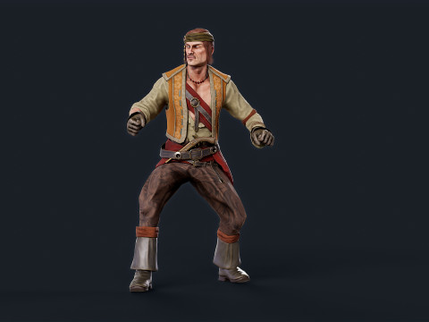 Pirate 7 Modelo 3D