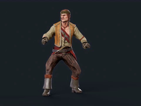 Pirate 7 3D Model