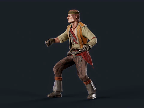Pirate 7 3D Model