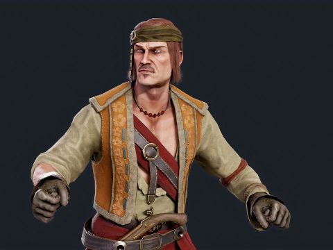 Pirate 7 3D Model