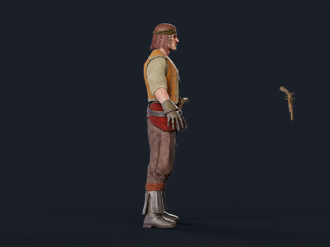 Pirate 7 Modelo 3D