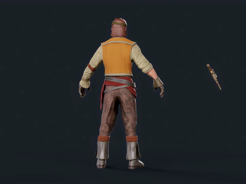 Pirate 7 3D Model