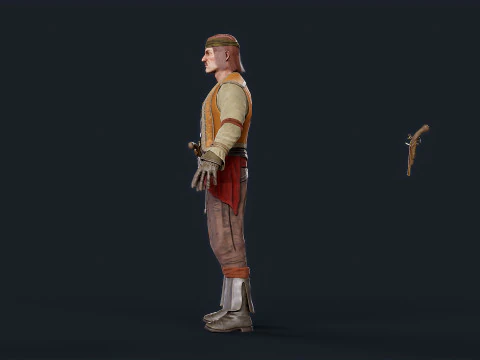 Pirate 7 3D Model