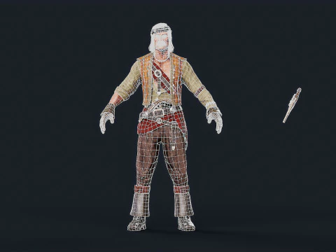 Pirate 7 3D Model
