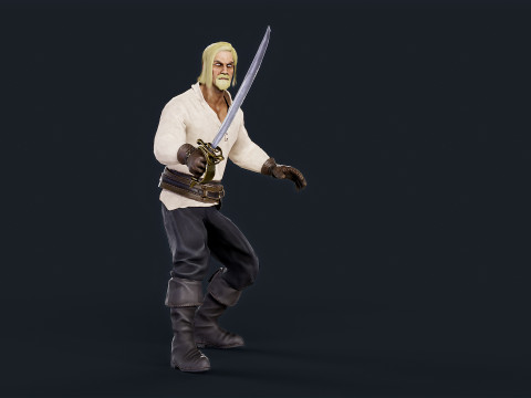 Pirate 8 Model 3D
