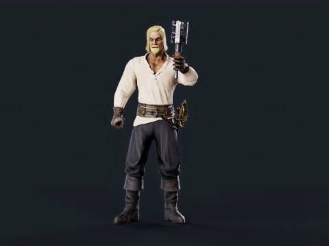 Pirate 8 3D Model