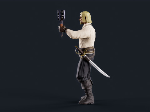 Pirate 8 Model 3D