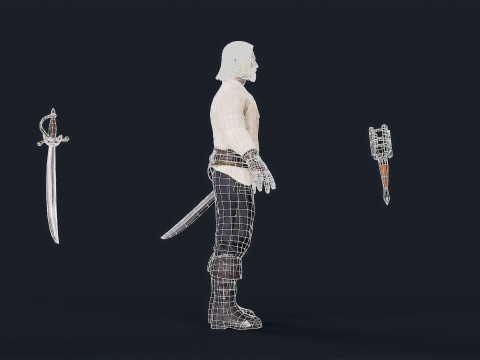Pirate 8 Model 3D