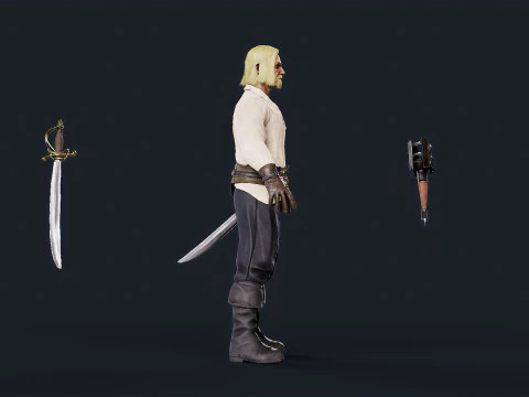 Pirate 8 3D Model