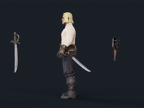Pirate 8 Model 3D