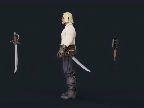 Pirate 8 3D Model