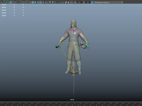 Pirate 8 3D Model