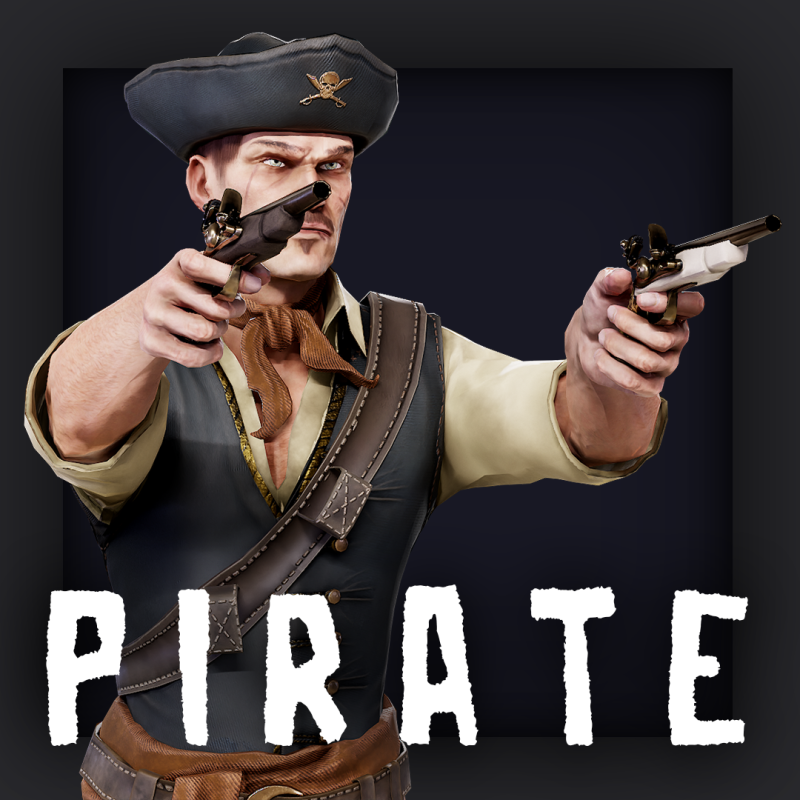 Pirate 9 Modèle 3D .c4d .max .obj .3ds .fbx .stl .blend 