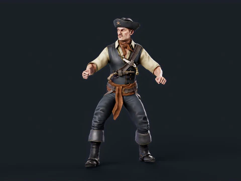 Pirate 9 3D Model