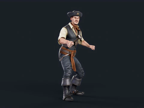Pirate 9 3D Model