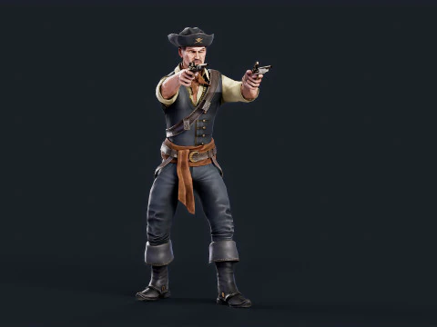 Pirate 9 3D Model