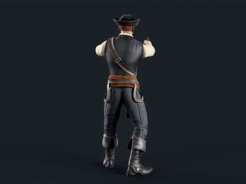 Pirate 9 3D Model