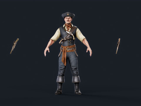 Pirate 9 Modèle 3D