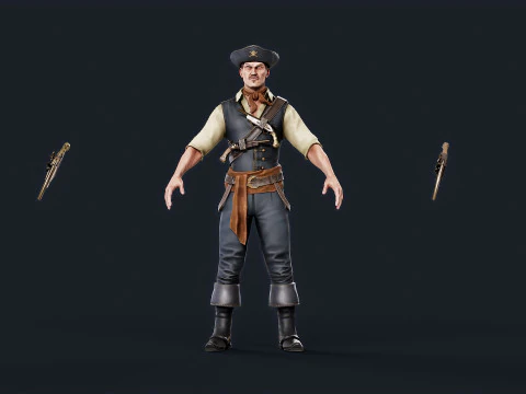 Pirate 9 3D Model