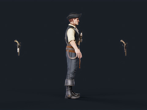 Pirate 9 Modèle 3D