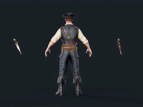Pirate 9 3D Model