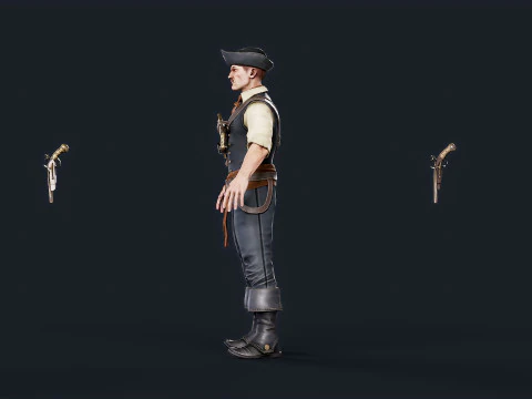 Pirate 9 3D Model