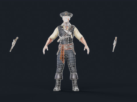Pirate 9 Modèle 3D