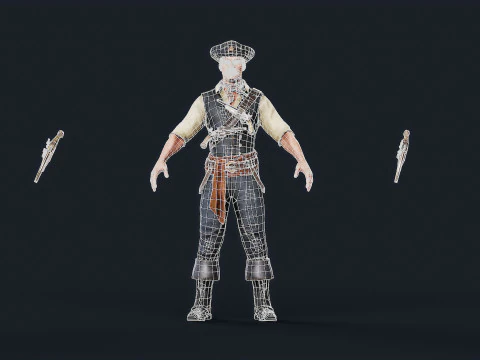 Pirate 9 3D Model