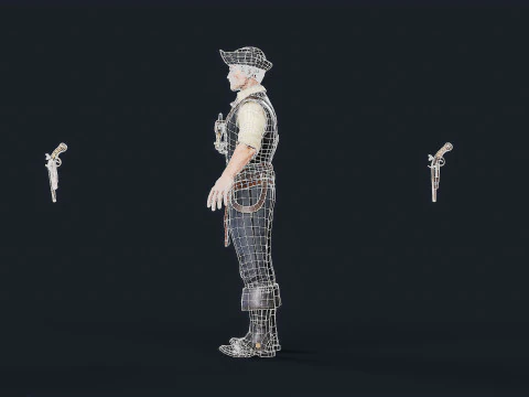 Pirate 9 3D Model