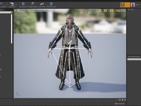 Pirate Captain Model 3D