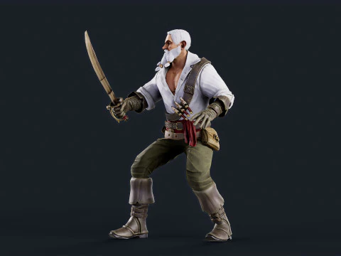 Pirate Giant 3D Model