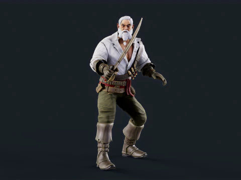 Pirate Giant 3D Model